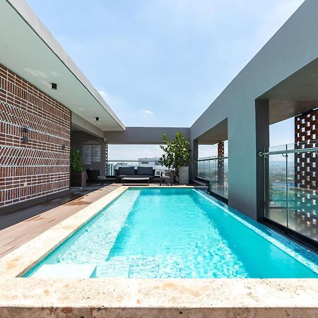 Modern Luxury Condo With Rooftop Pool & Gym Santiago De Los Caballeros Luaran gambar